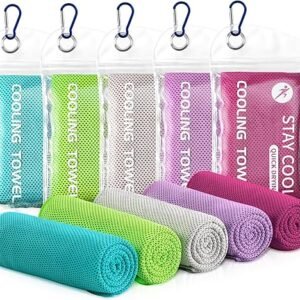 5 Pack Cooling Gym Towels Set