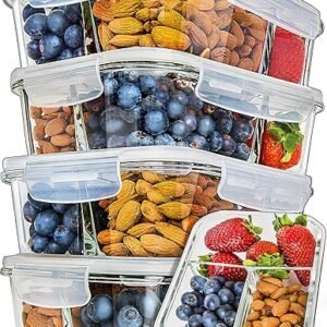 5 Pack Glass Meal Prep Containers