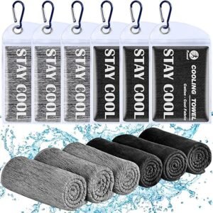 6-Pack Cooling Towels for Workouts