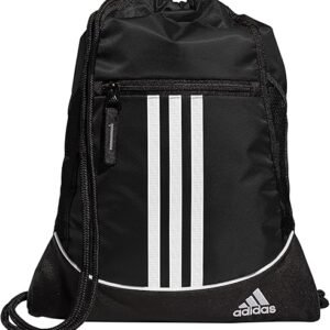 adidas Alliance Drawstring Gym Bag, Black