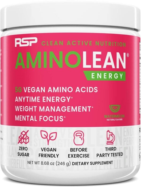 AminoLean Pre Workout Powder with BCAA