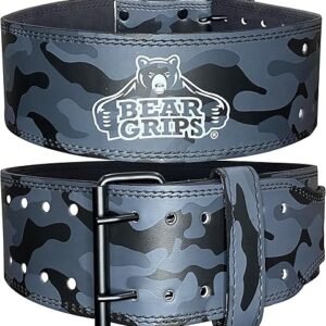 Bear Grips Leather Weightlifting Belt