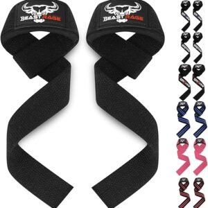 BEAST RAGE Lifting Straps for Weightlifting