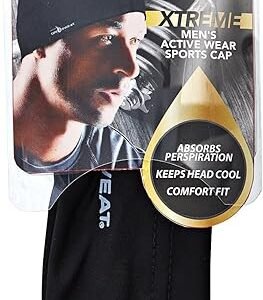 Black Men's Skull Cap, Full Coverage