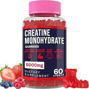 Chewable Creatine Gummies for Strength & Energy