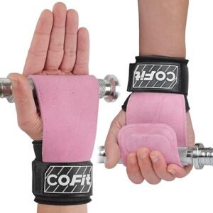 COFIT Workout Wrist Straps with Leather