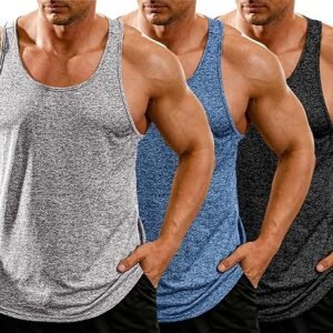 COOFANDY Men's Gym Tank Tops Set