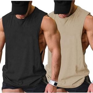 COOFANDY Men's Workout Tank Top Set