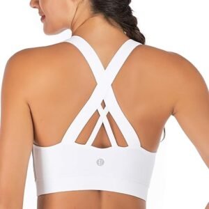 Criss-Cross Sports Bra with Medium Support