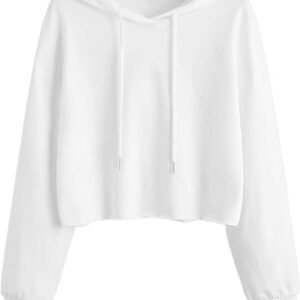 Cropped Hoodie for Casual Workout