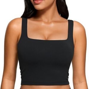 CRZ YOGA Butterluxe Square Neck Sports Bra