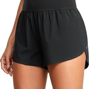 CRZ YOGA High Waisted Running Shorts