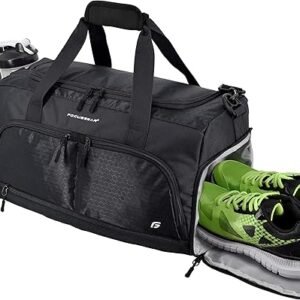 Durable Gym Bag with 10 Compartments