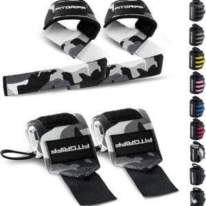 Fitgriff Lifting Straps & Wrist Wraps: Superior Weightlifting Support