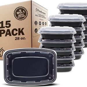 Freshware 1 Compartment Meal Prep Containers