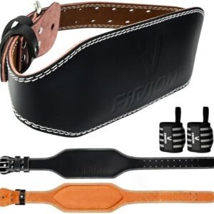 Genuine Leather Weight Lifting Belt Package