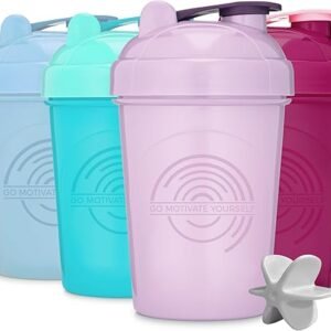GOMOYO 4-Pack Protein Shaker Bottles