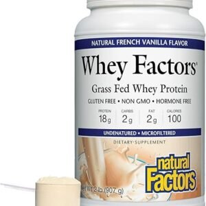 Grass Fed Whey Protein, French Vanilla