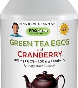 Green Tea EGCG & Cranberry Capsules