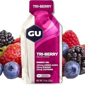 GU Energy Gel Vegan Tri-Berry 24-Pack
