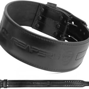 Gymreapers 6MM Leather Weightlifting Belt