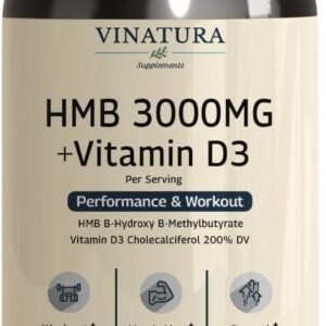 HMB and Vitamin D3 Muscle Supplement