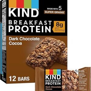 KIND Dark Chocolate Cocoa Breakfast Bars