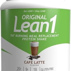 Lean 1 Meal Replacement Powder Cafe Latte