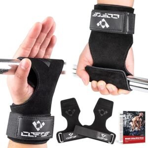 Leather Weightlifting Wrist Straps for Men