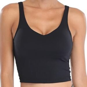 Longline Padded Yoga Sports Bra