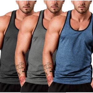 Men's Gym Tank Tops - 3 Pack