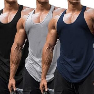 Men's Gym Workout Y-Back Tank Tops