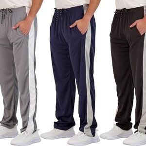 Men's Mesh Athletic Sweatpants 3 Pack