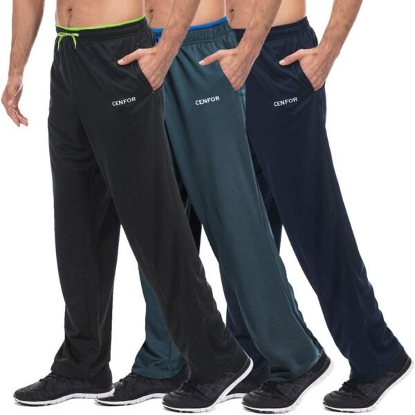 Men's Open Bottom Sweatpants for Active