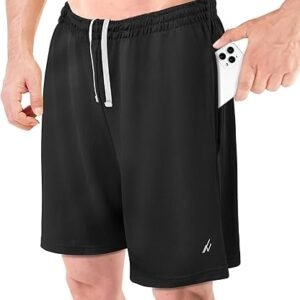 Men's Quick Dry Athletic Shorts with Pockets