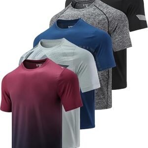 Men's Quick Dry Crew Neck T-Shirts