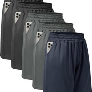 Men's Quick Dry Gym Shorts Pack