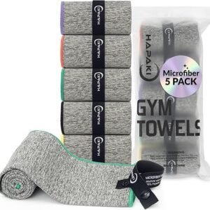 Microfiber Workout Towels 5 Pack