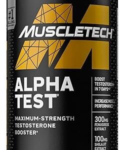 MuscleTech AlphaTest, Testosterone Booster Supplement