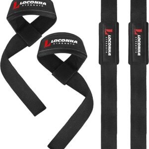 Neoprene Padded Lifting Straps - 20 inch
