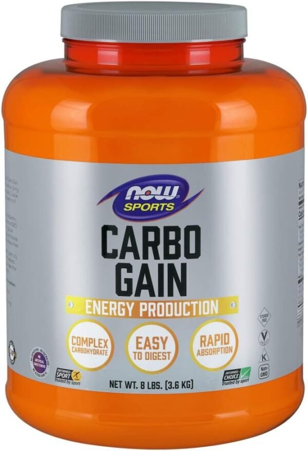 NOW Carbo Gain Powder for Energy