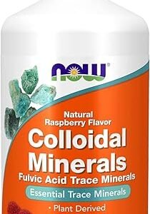 NOW Colloidal Minerals Liquid, Raspberry 32oz