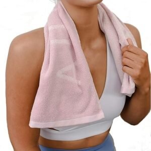 Organic Cotton Gym Towel - Pink