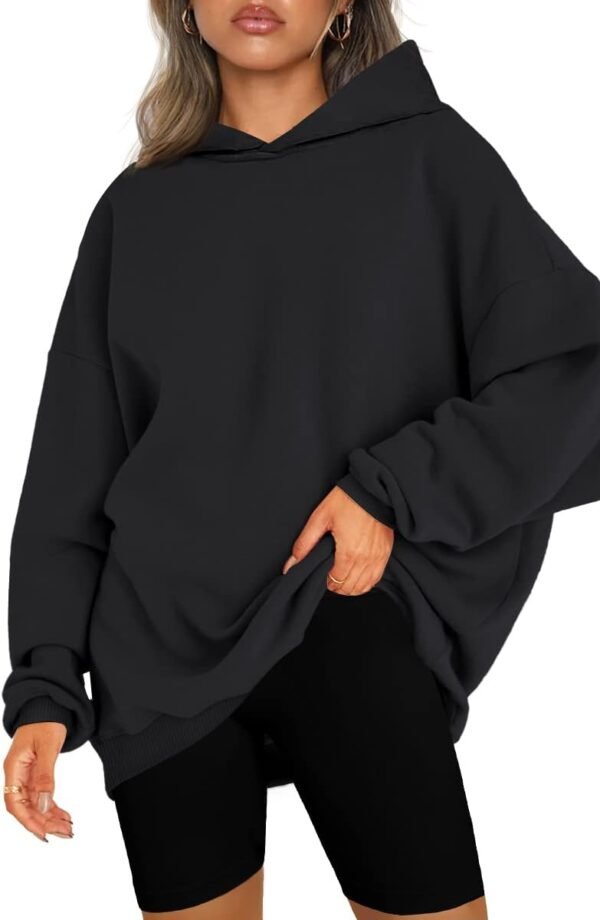 Oversized Fleece Hoodie Sweatshirt for Women