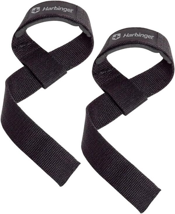 Padded Cotton Lifting Straps with Cushioned Wrist