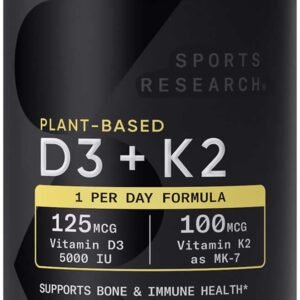 Plant-Based Sports Vitamin D3 + K2