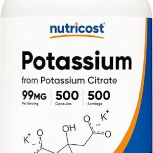 Potassium Citrate, 500 Capsules