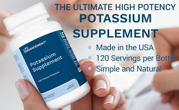 Potassium Supplement, 1020mg, 120 Servings