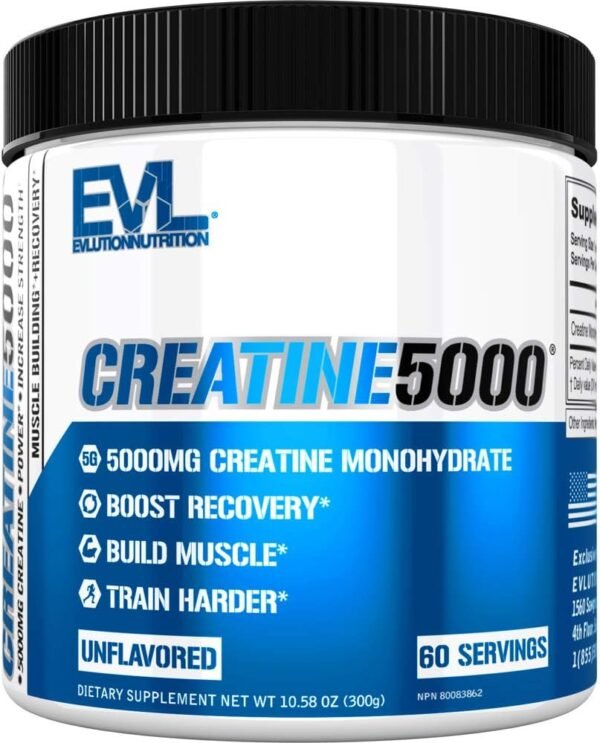 Pure Creatine Monohydrate Powder for Workout