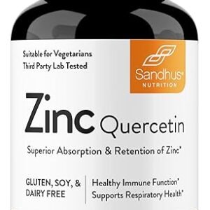 Sandhu's Zinc Quercetin Capsules for Immune Support